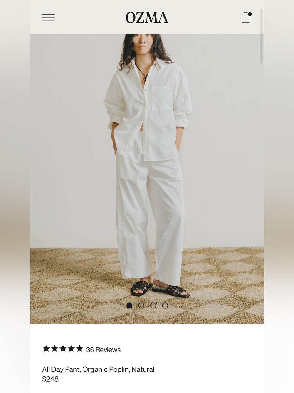 Ozma of California All Day Pant - M